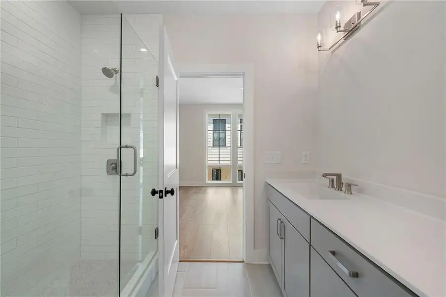 Furnished interior view inside a new home in , Atlanta (Image 7).