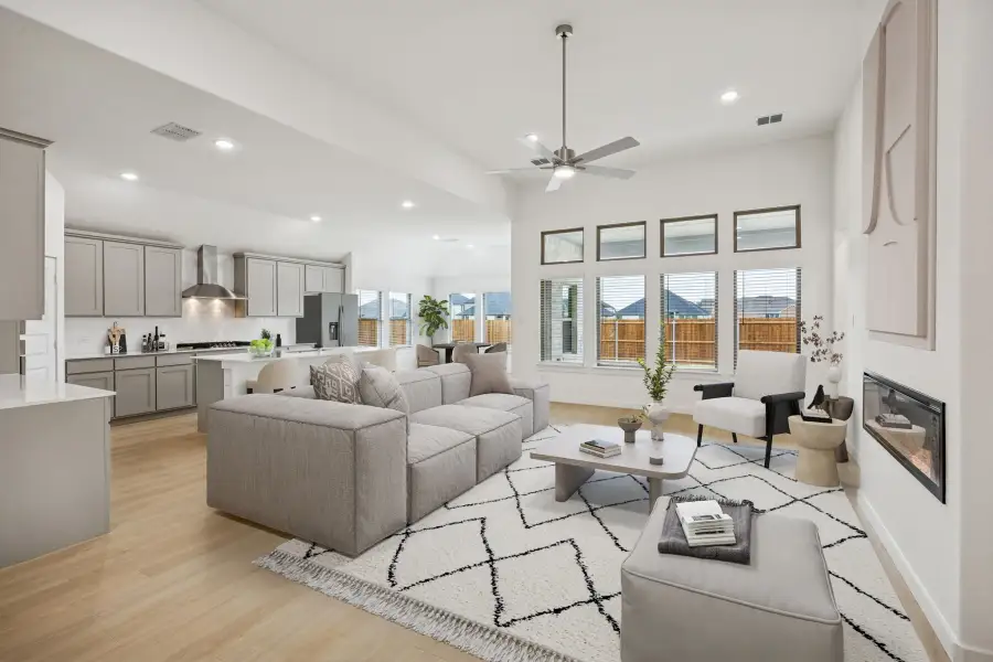 Open Floor Plan in the Gilmour II home plan by Trophy Signature Homes – REPRESENTATIVE PHOTO