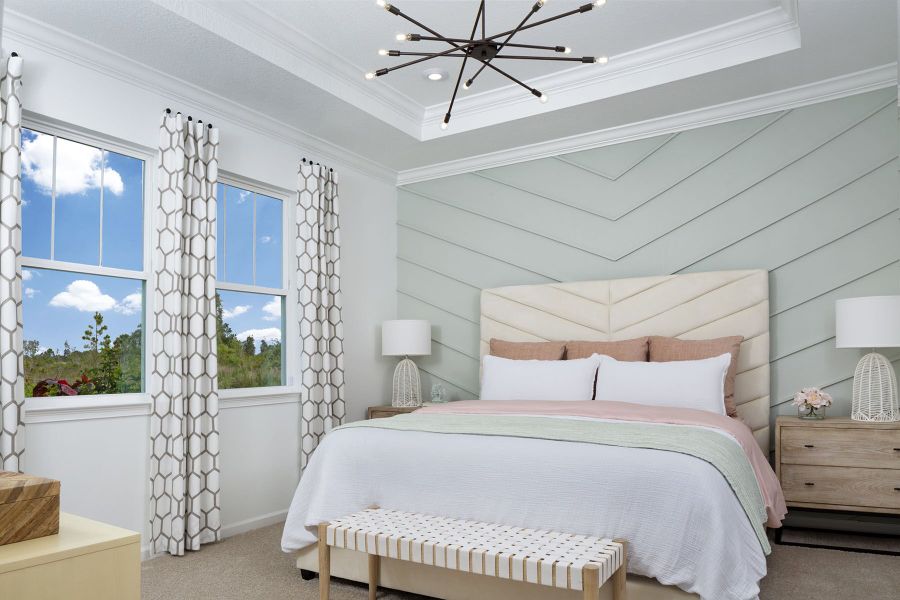 Representative furnished interior of a home built from the Anclote by Mattamy Homes in Wellen Park, Venice (Image 11).