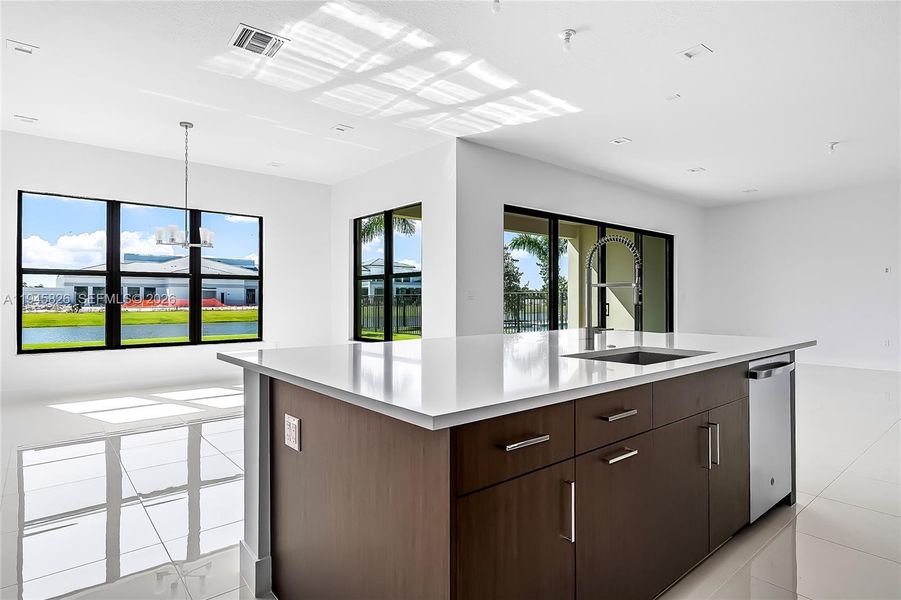 Furnished interior view inside a new home in , Boca Raton (Image 9).