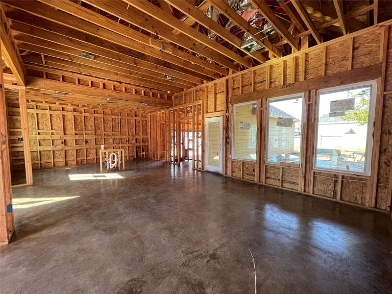Open Concept Kitchen and Living Room