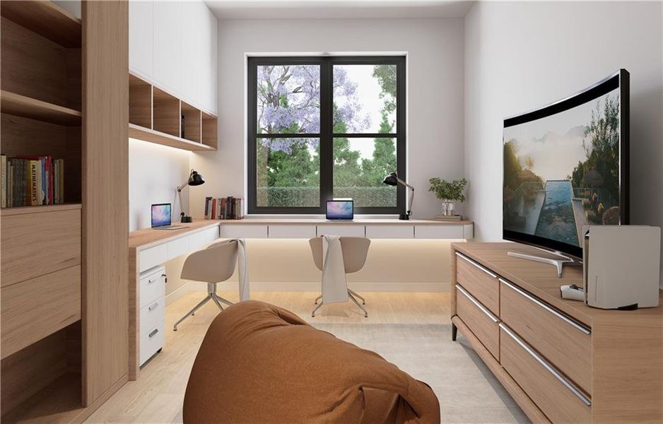 Furnished interior view inside a new home in , Sugar Hill (Image 19).