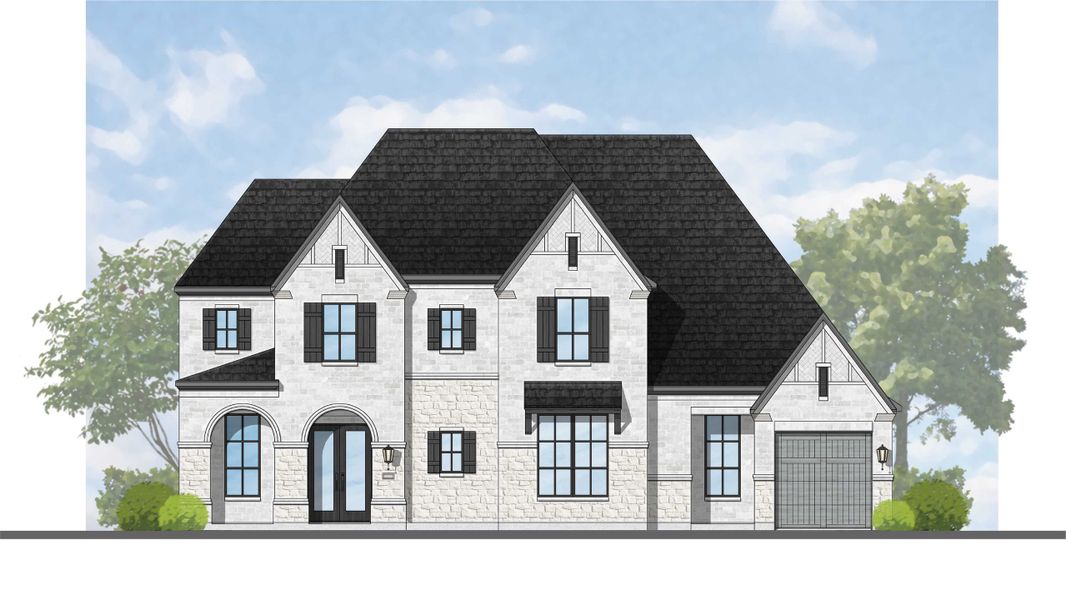 Representative Elevation - some options shown