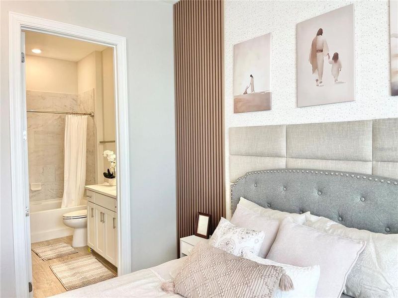 Furnished interior view inside a new home in Parkview Reserve, Orlando (Image 37).