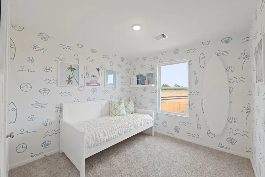 Furnished interior view inside a new home in Silverthorne, Conroe (Image 14).