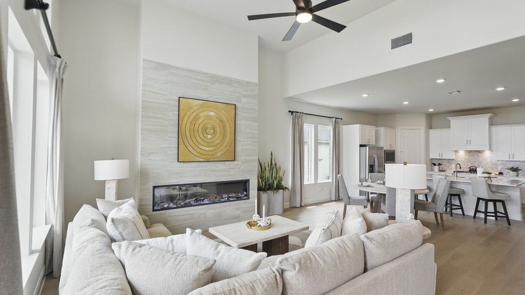 Representative furnished interior of a home built from the LARIAT by D.R. Horton in Clearview Ranch, Royse City (Image 16). Representative furnished interior of a home built from the LARIAT by D.R. Horton in Clearview Ranch, Royse City (Image 16).