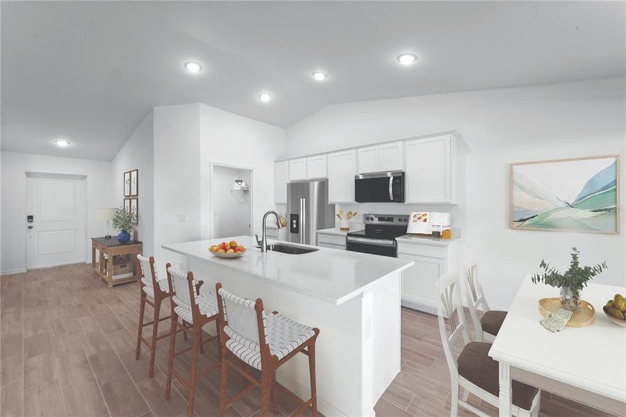 Furnished interior view inside a new home in , Port Charlotte (Image 11).