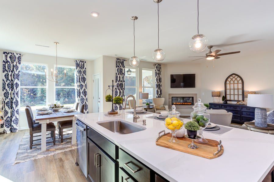 Representative furnished interior of a home built from the The Concerto by Chesapeake Homes in The Farm at Neill's Creek, Lillington (Image 16). Representative furnished interior of a home built from the The Concerto by Chesapeake Homes in The Farm at Neill's Creek, Lillington (Image 16).