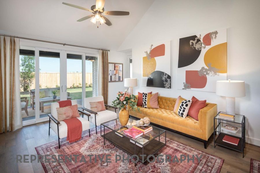 Furnished interior view inside a new home in Kresston, Montgomery (Image 28).