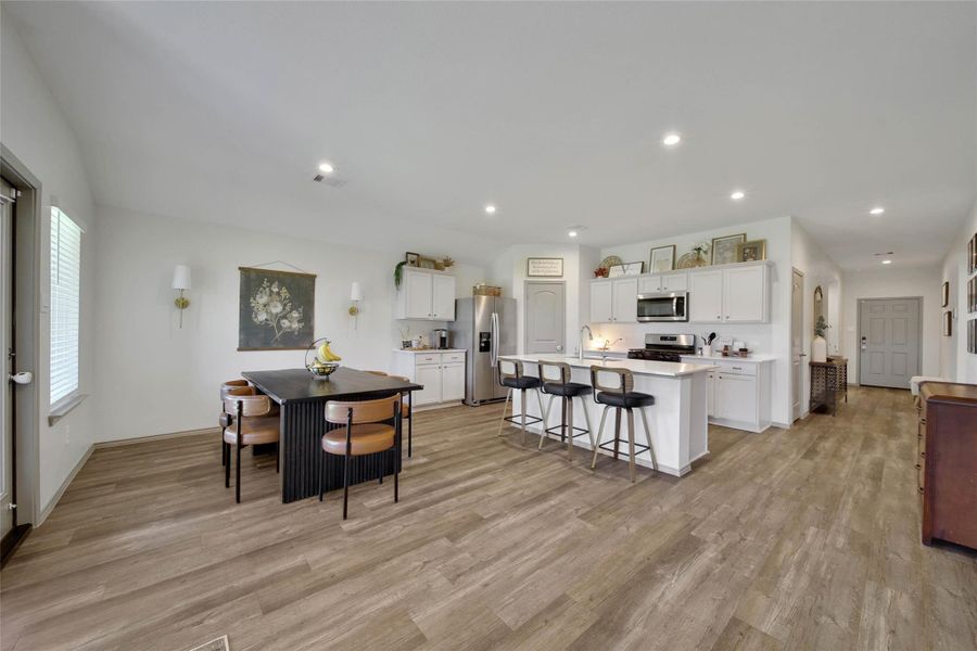 Furnished interior view inside a new home in The Canopies, Splendora (Image 25).