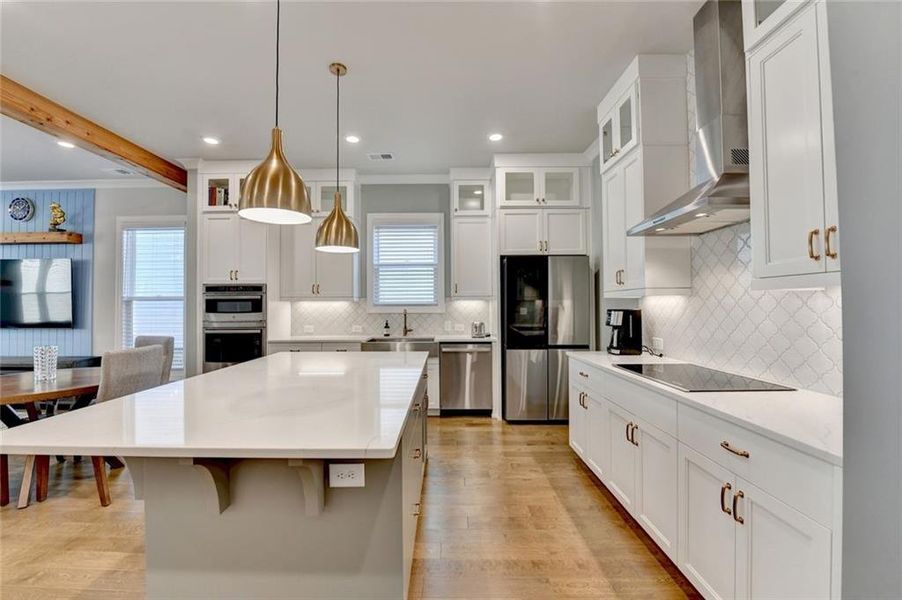 Furnished interior view inside a new home in , Duluth (Image 63).