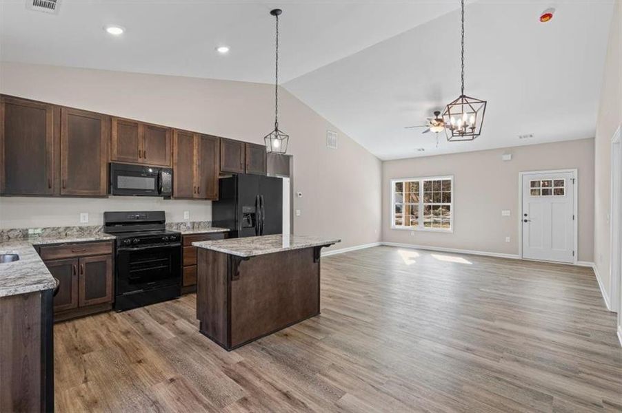Furnished interior view inside a new home in , Rockmart (Image 9).