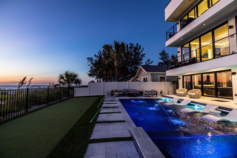 Exterior details and patio area of a home in , Indian Rocks Beach (Image 2). Exterior details and patio area of a home in , Indian Rocks Beach (Image 2).
