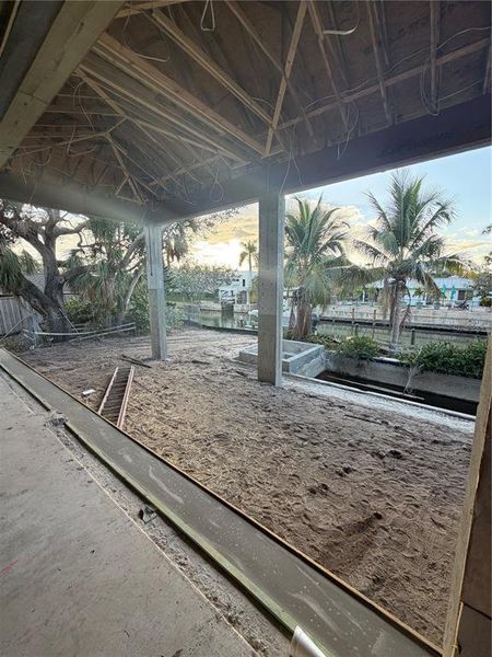 In-progress construction of a new home in , Sarasota, FL (Image 20).