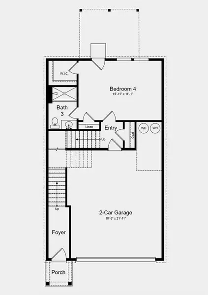 2D floor plan layout of this home in Rosewood Farm, Lawrenceville, GA (Image 4). 2D floor plan layout of this home in Rosewood Farm, Lawrenceville, GA (Image 4).