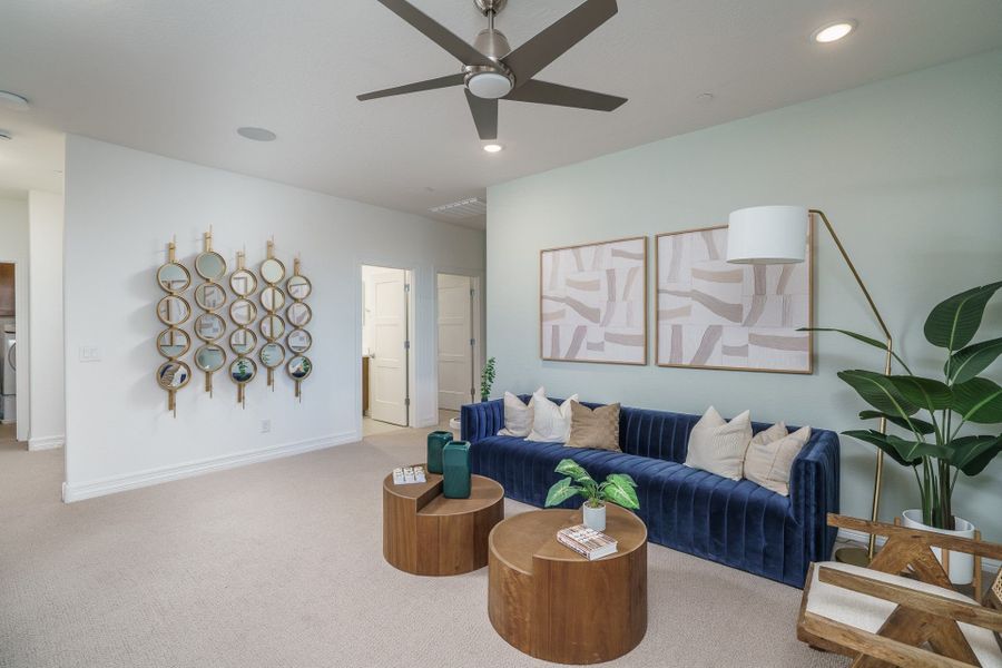 Furnished interior view inside a new home in The Ridge at Sienna Hills, Buckeye (Image 22).