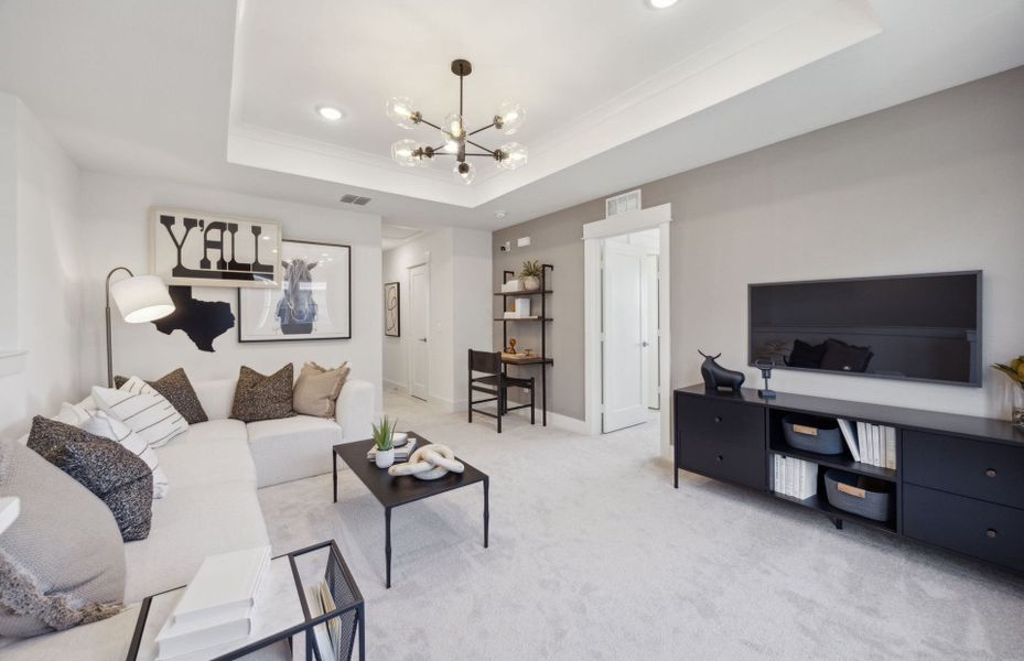 Furnished interior view inside a new home in Treeline, Justin (Image 14).