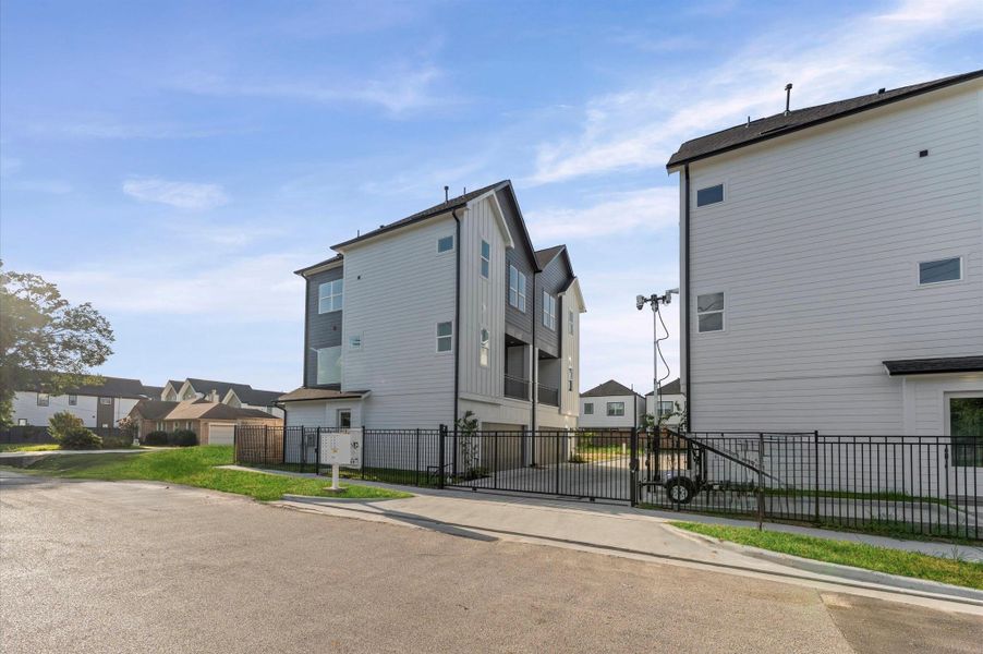 Front exterior of a new home in , Houston, TX, highlighting curb appeal (Image 22).
