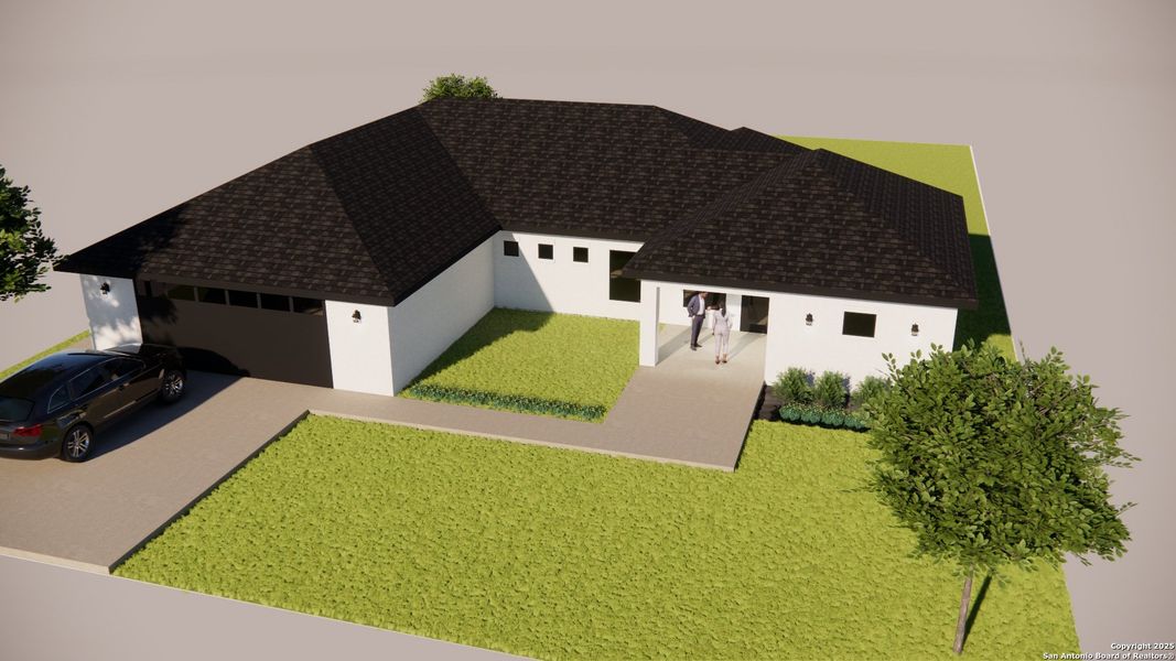 Exterior rendering of this home design in , La Vernia, TX (Image 22). Exterior rendering of this home design in , La Vernia, TX (Image 22).