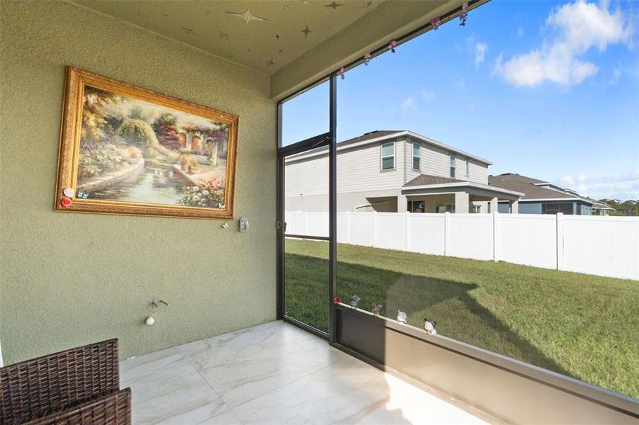 Exterior details and patio area of a home in , Wesley Chapel (Image 28).