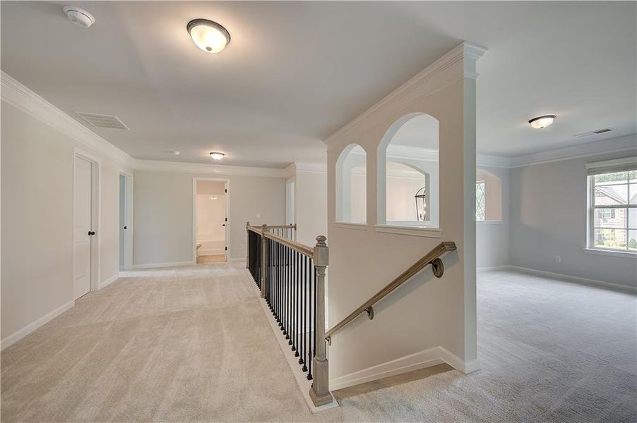 Spacious, unfurnished interior of a new home in Traditions at Crystal Lake, Hampton (Image 11). Spacious, unfurnished interior of a new home in Traditions at Crystal Lake, Hampton (Image 11).