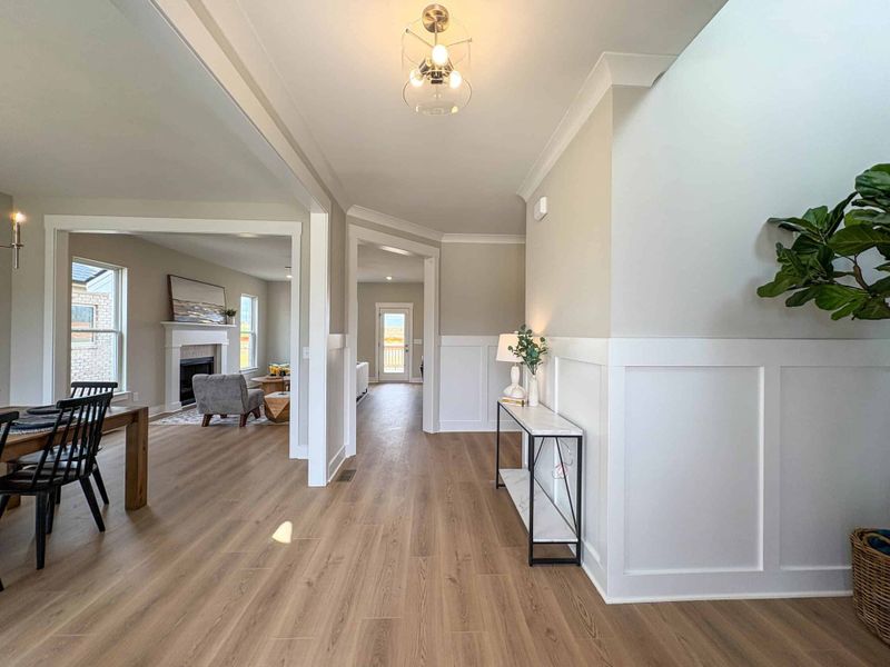 Furnished interior view inside a new home in Westfield Manor Homes, Gallatin (Image 4).