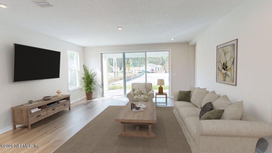 Furnished interior view inside a new home in RiverTown, St. Johns (Image 11).