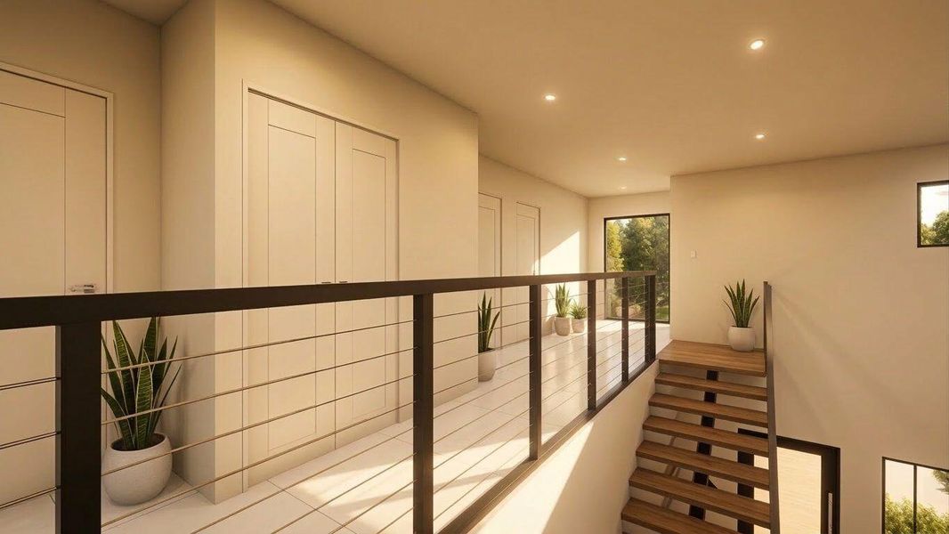 Renderings may include digital enhancements and/or virtual staging for illustrative purposes