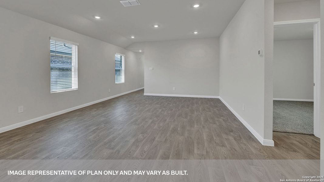 Spacious, unfurnished interior of a new home in Whisper South, San Marcos (Image 16).