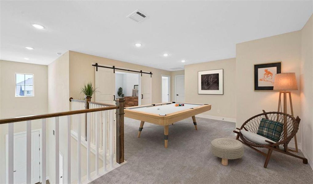 Furnished interior view inside a new home in Monterra, Fate (Image 25).