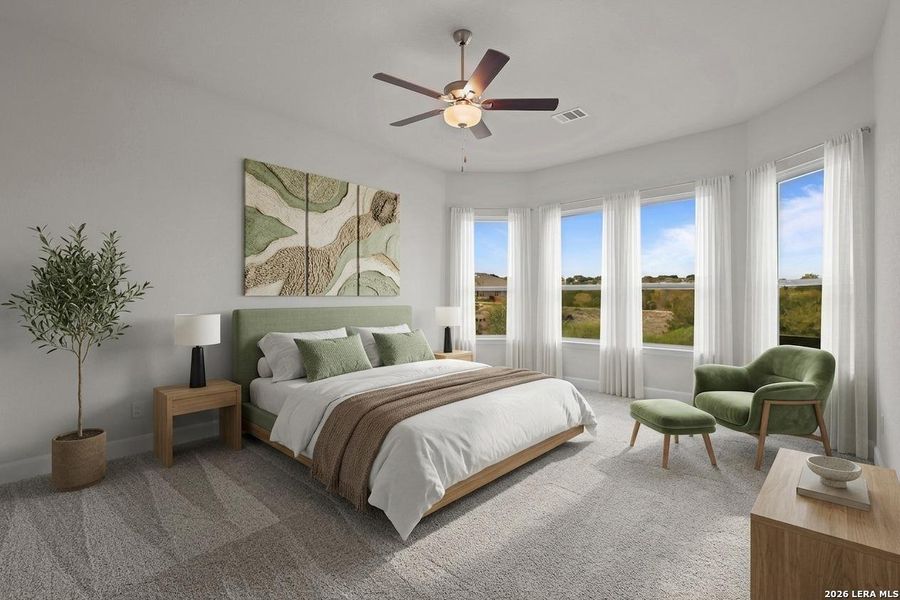 Furnished interior view inside a new home in Homestead, Schertz (Image 11).