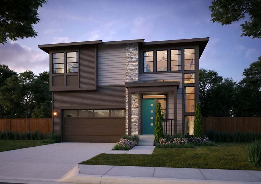 Festival at RainDance by Trumark Homes | Plan 6B | Modern Prairie