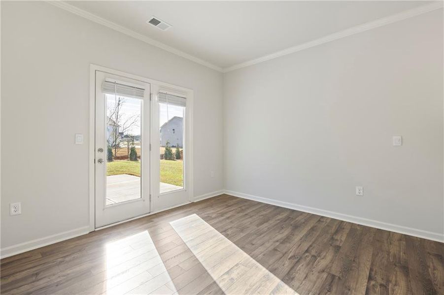 Spacious, unfurnished interior of a new home in , Braselton (Image 36). Spacious, unfurnished interior of a new home in , Braselton (Image 36).