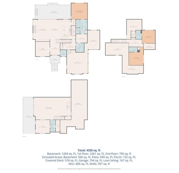 2D floor plan layout of this home in , Dahlonega, GA (Image 6).