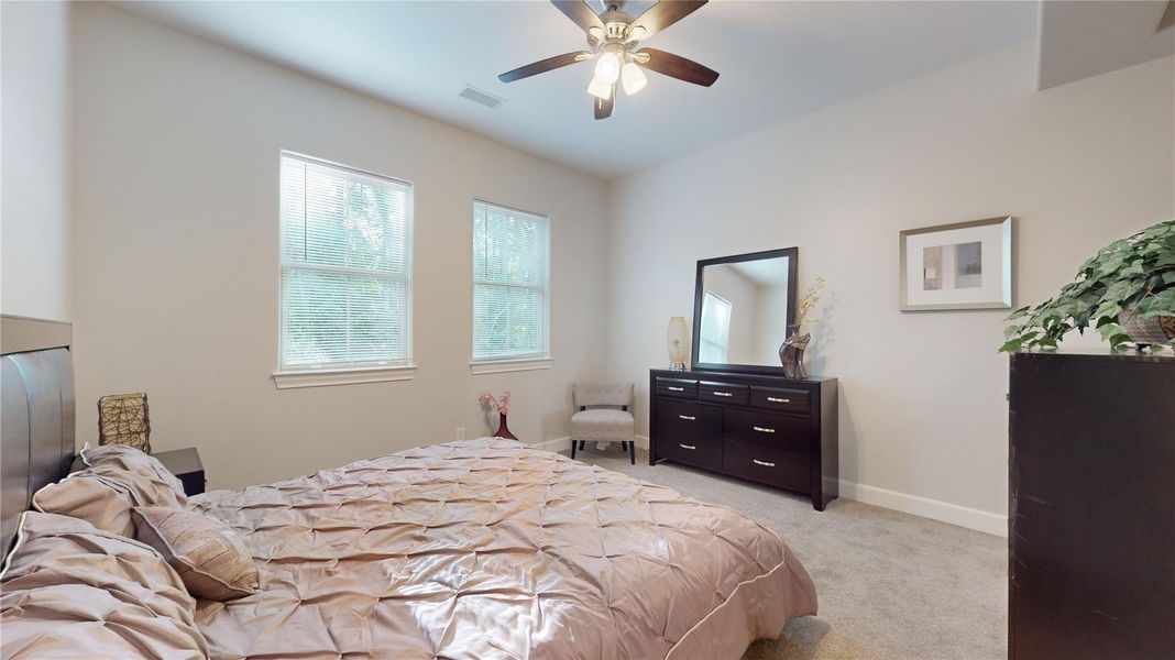 Furnished interior view inside a new home in , The Woodlands (Image 15).