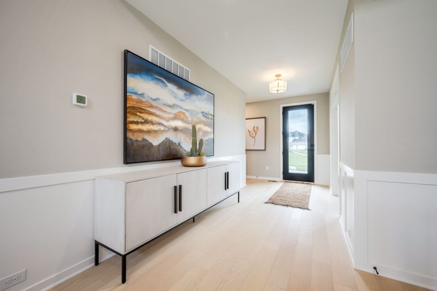Representative furnished interior of a home built from the Pearson by Fischer Homes in Watson at Flowers Plantation, Clayton (Image 4).