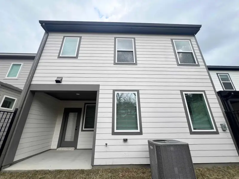 Rear Exterior Design Construction Progress