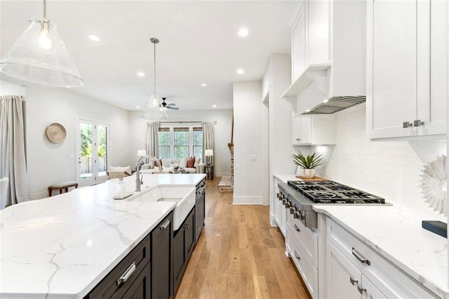 Furnished interior view inside a new home in , Buford (Image 27).