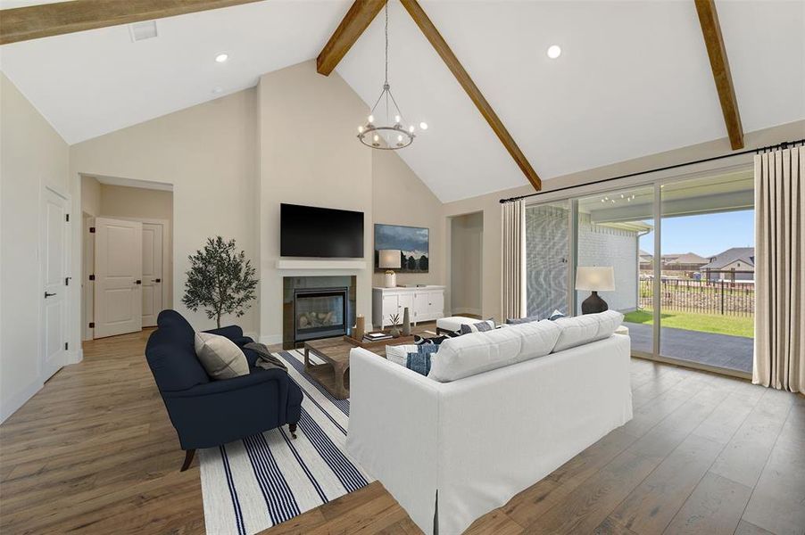 Furnished interior view inside a new home in Elevon, Lavon (Image 14).