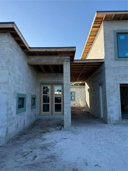 In-progress construction of a new home in , Sarasota, FL (Image 3).