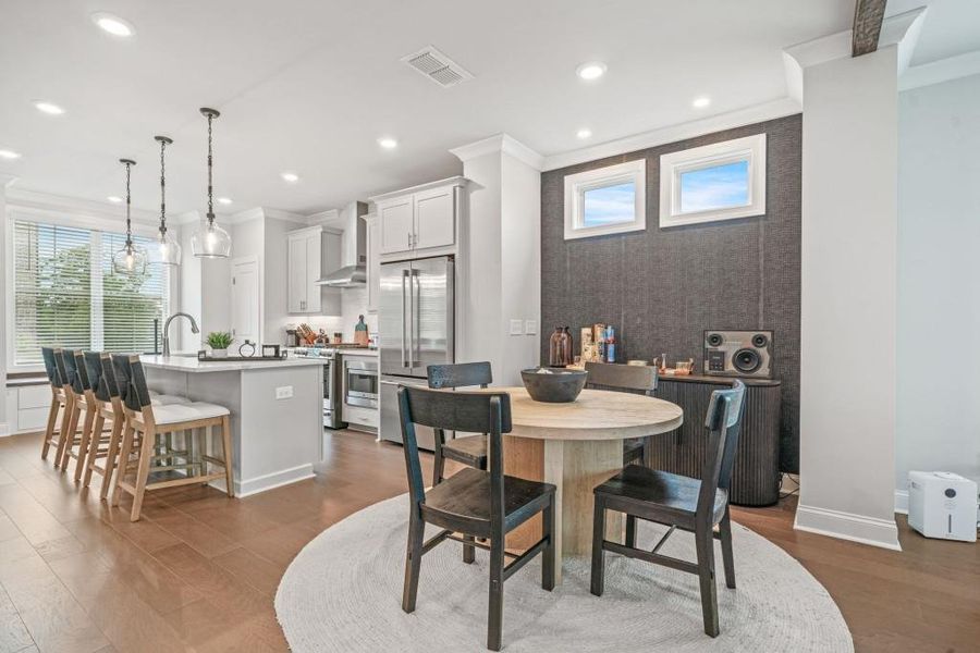 Furnished interior view inside a new home in Millcroft Townhomes, Buford (Image 13).