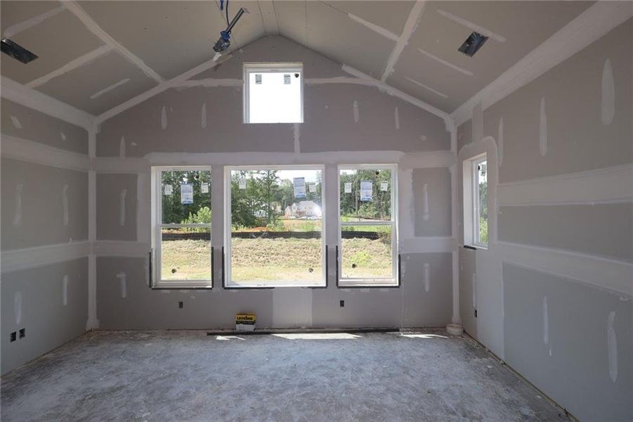 In-progress construction of a new home in Meadow Brook Farms, Cumming, GA (Image 7).