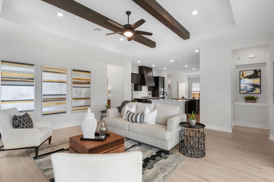 Furnished interior view inside a new home in Broken Oak, Georgetown (Image 68).