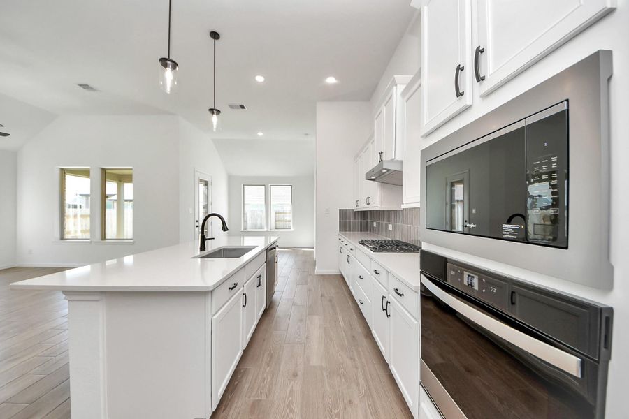 Furnished interior view inside a new home in 50' Traditional Homes at Elyson, Katy (Image 13). Furnished interior view inside a new home in 50' Traditional Homes at Elyson, Katy (Image 13).