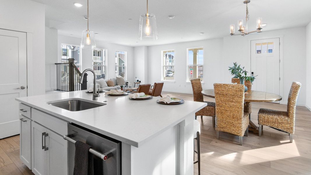 Furnished interior view inside a new home in Westerly, Erie (Image 5).