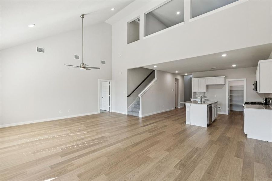 Open First Floor in the Winters home plan by Trophy Signature Homes – REPRESENTATIVE PHOTO