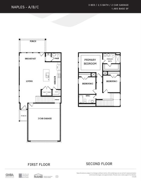 2D floor plan layout of this home in King Oaks Village, Baytown, TX (Image 5). 2D floor plan layout of this home in King Oaks Village, Baytown, TX (Image 5).