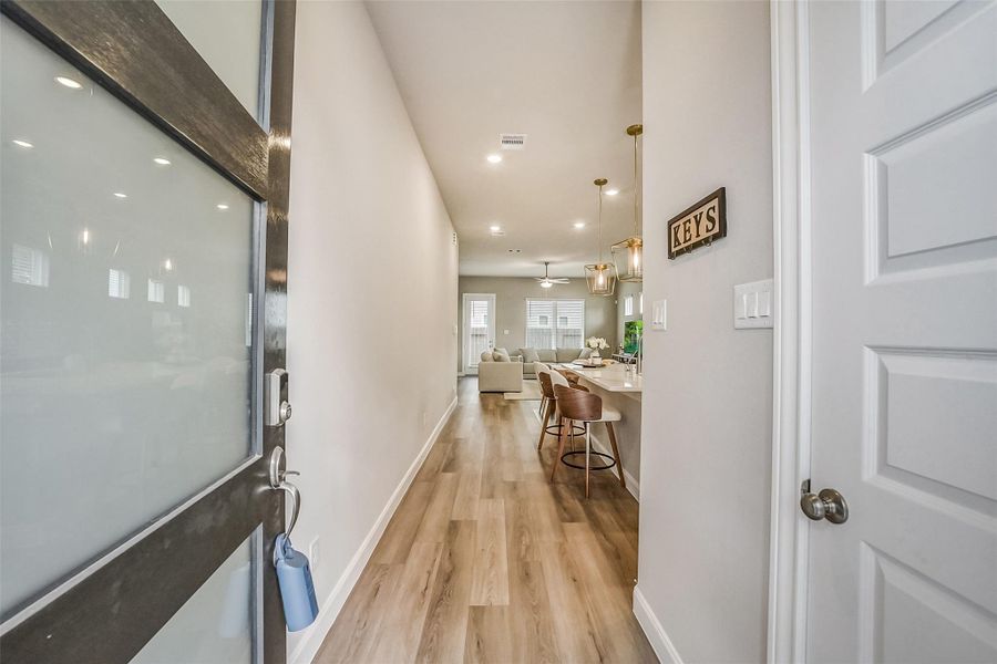 Furnished interior view inside a new home in , Houston (Image 29).