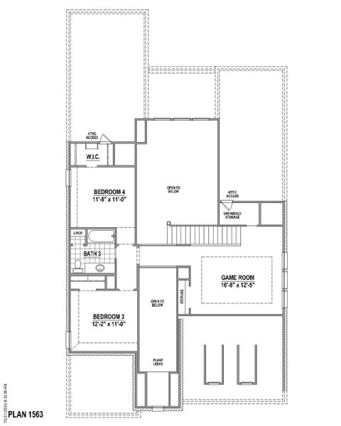 Plan 1563 2nd Floor