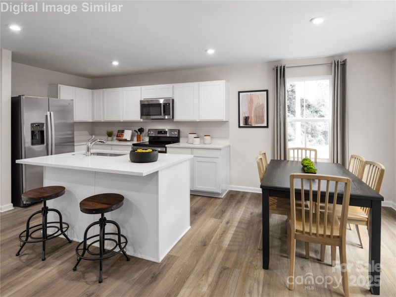 Furnished interior view inside a new home in , China Grove (Image 12).